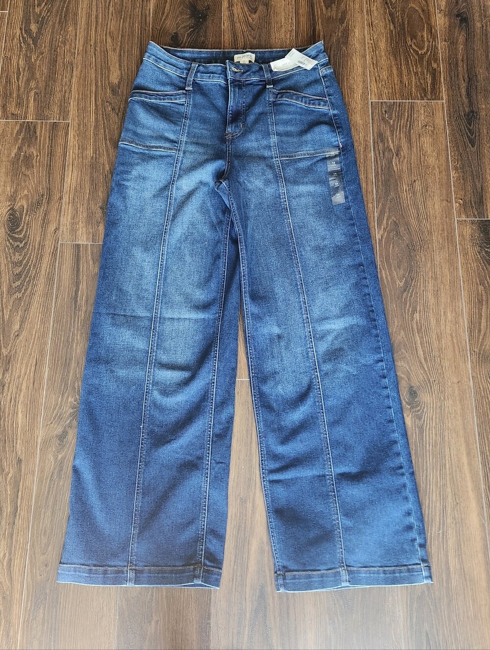 Women’s Maurice's Wide Leg Dark Blue Jeans